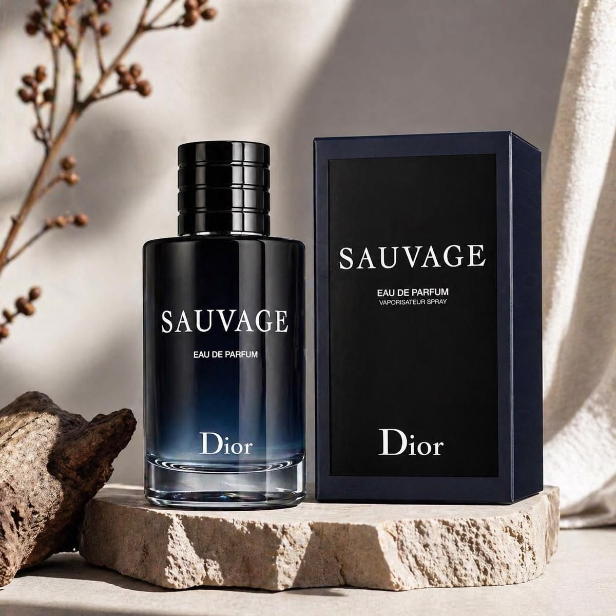 Dior Sauvage EDP 3.4 oz – Men's Warm Spicy Vanilla Cologne 100ml
