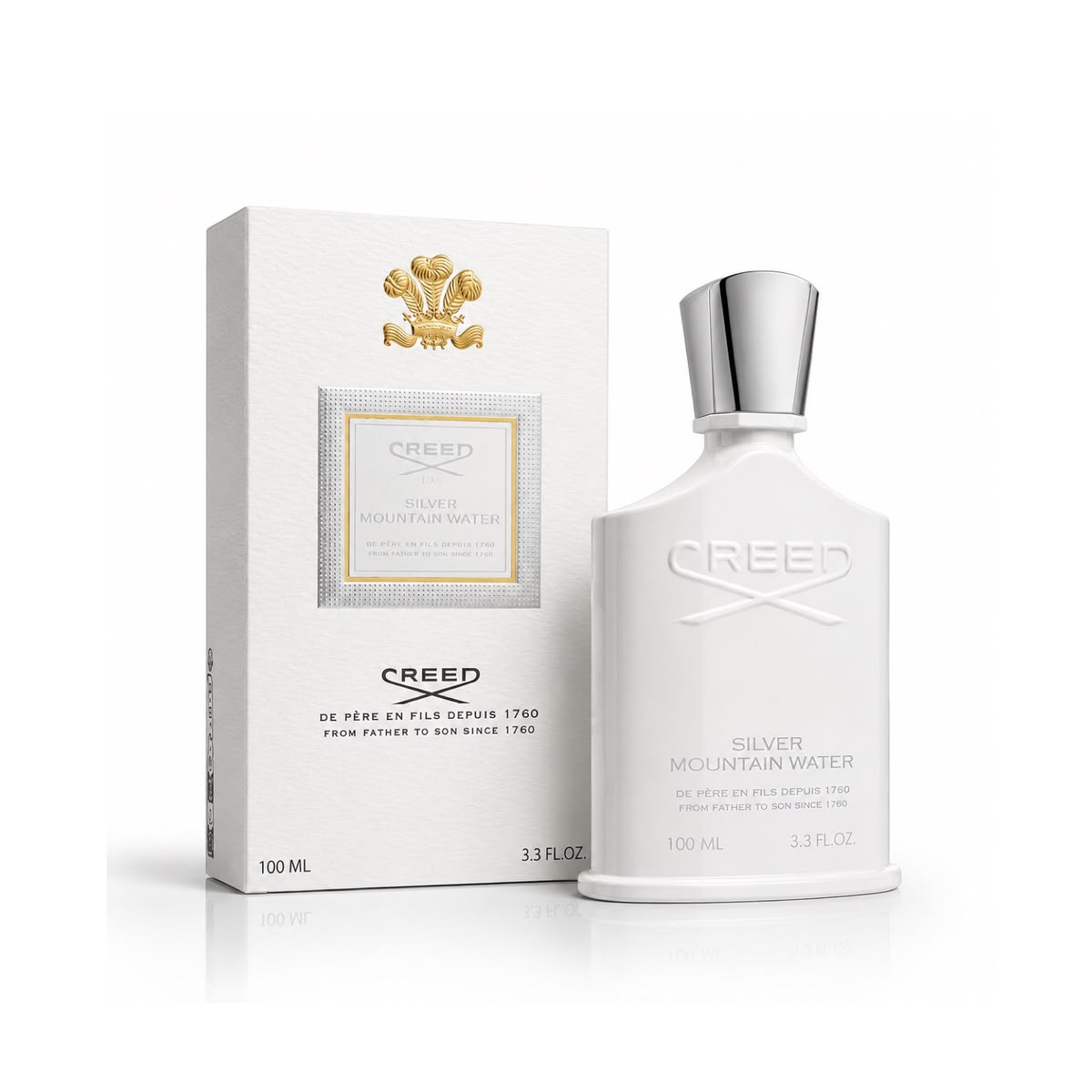 Creed Silver Mountain Water EDP 3.3 oz – Fresh Aquatic Cologne for Men 100ml
