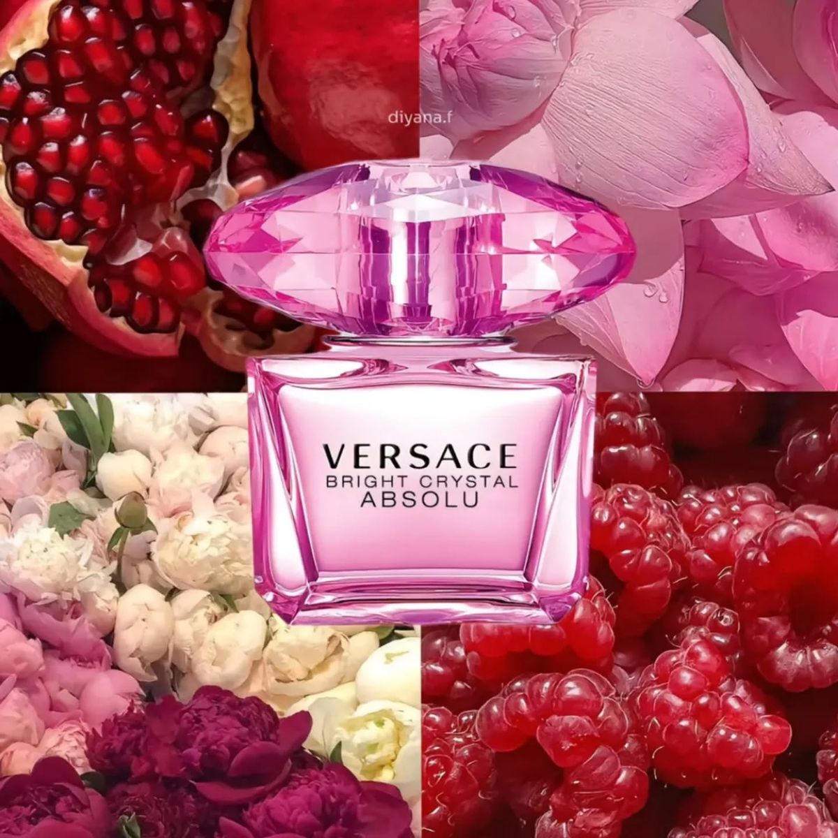 Versace Bright Crystal Absolu EDP 90ml Spray | Fruity Floral Perfume for Women