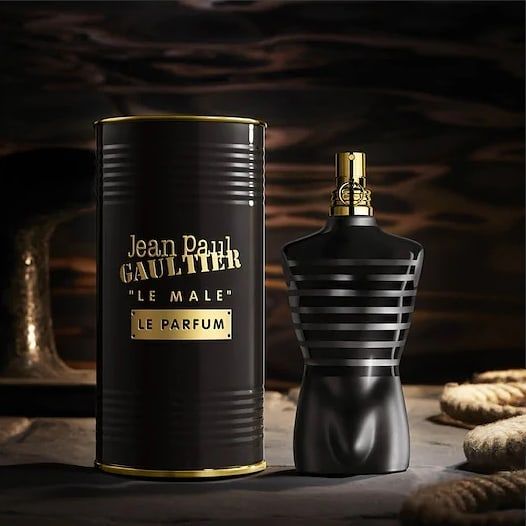 Jean Paul Gaultier Le Male Le Parfum 125ml Spray | Amber Woody Cologne with Tin