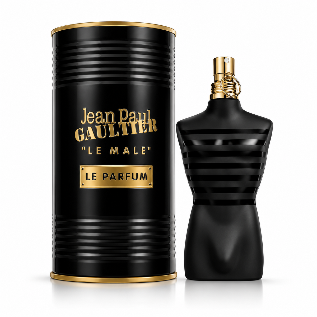 Jean Paul Gaultier Le Male Le Parfum 125ml Spray | Amber Woody Cologne with Tin