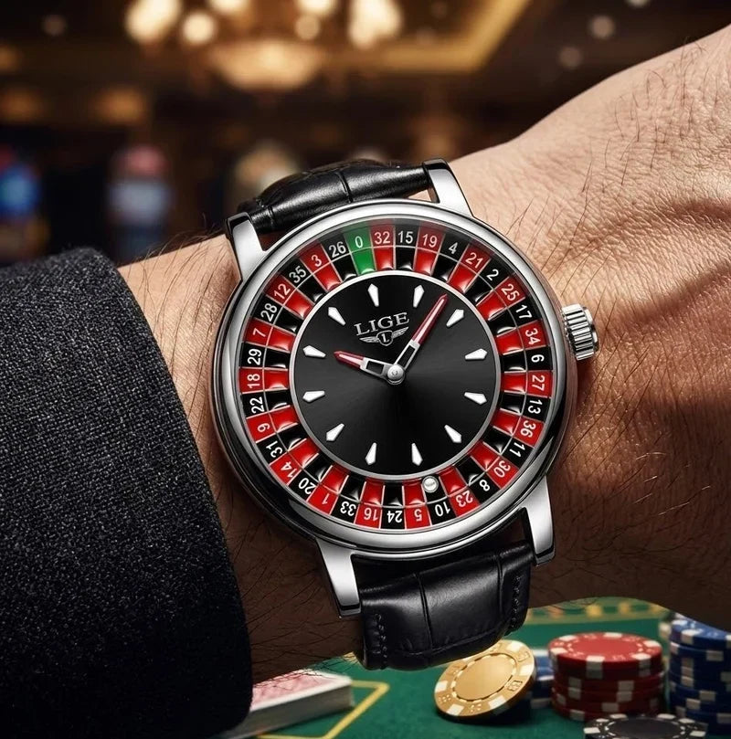 Roulette Dial Watch – Unique Stylish Wristwatch